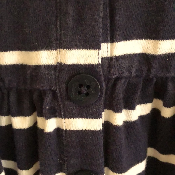 J Crew Navy & White Striped Dress - Picture 4 of 4